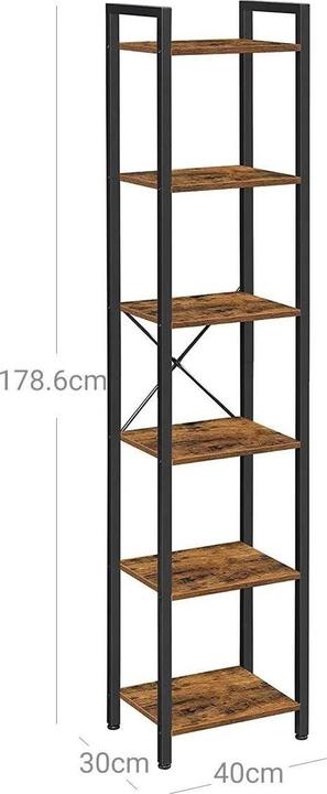 Actual product image Vasagle Havanna (40 x 30 x 187.5 cm)