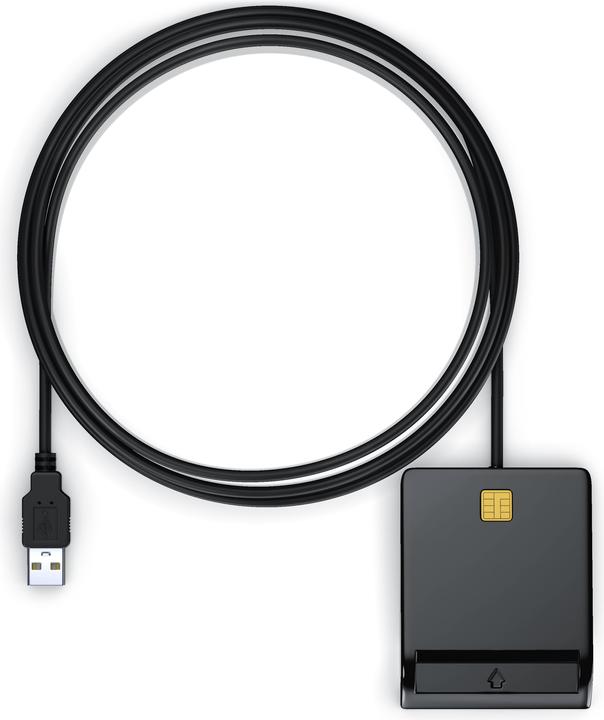 Produktbild CSL HBCI Chipkartenleser, USB Karten Leser HBCI fähig für eine schnelle Online-Identifizierung (USB)