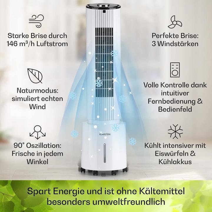 Produktbild Klarstein Mobiler Luftkuehler, 5-in-1 Weiss