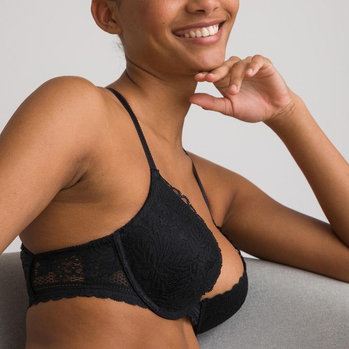 Produktbild La Redoute Collections Push-up-BH aus Recycling-Spitze (75 B)