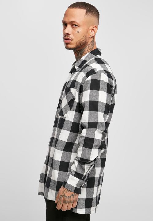 Actual product image Urban Classics Long Oversized Checked Shirt - 16632 (M)