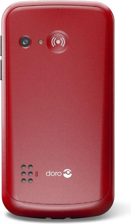 Image du produit Doro 1880 4G sans adaptateur secteur rouge (2.40", 0.31 Mpx, 4G)