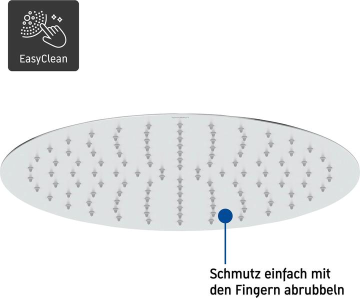Produktbild Duravit Kopfbrause 1 jet, 400 chrom (1 Strahlarten, 25.50 l/min)