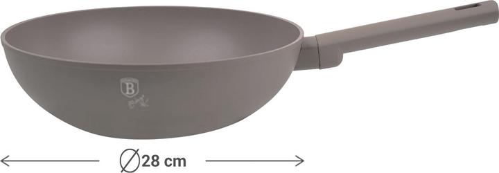 Actual product image BerlingerHaus Design wok pan, 28cm, taupe (Wok)