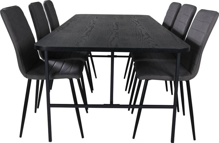 Produktbild Ebuy24 Essgruppe Uno 16 (7-teilig) (90 x 200 x 74 cm)