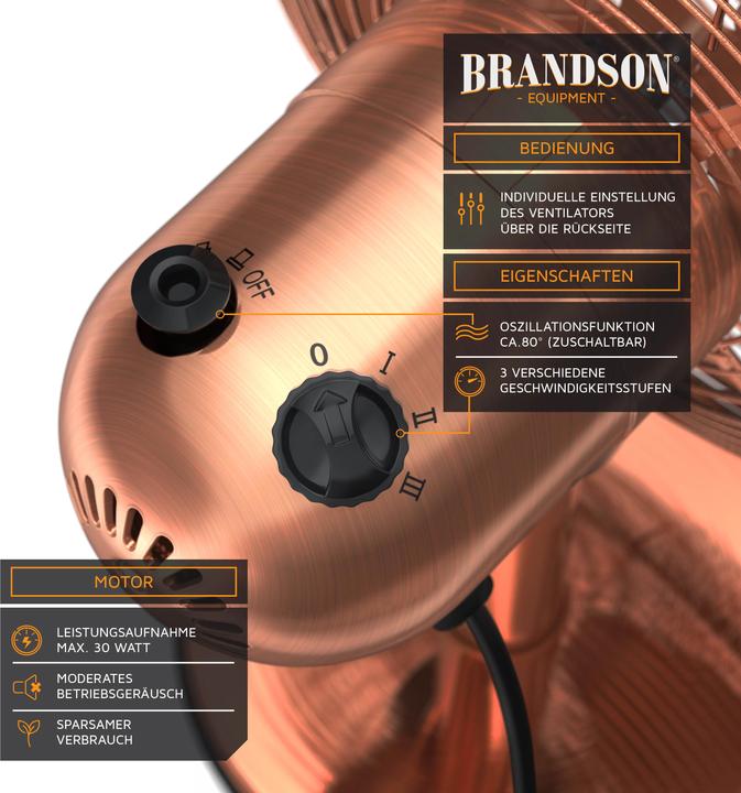 Produktbild Brandson Tischventilator (46 dB)