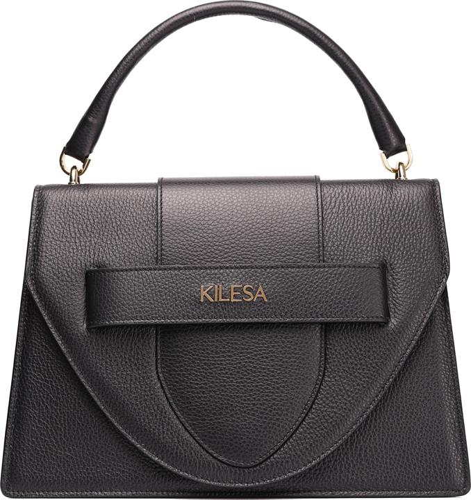 Kilesa ICON plate handbag large - Color Nero