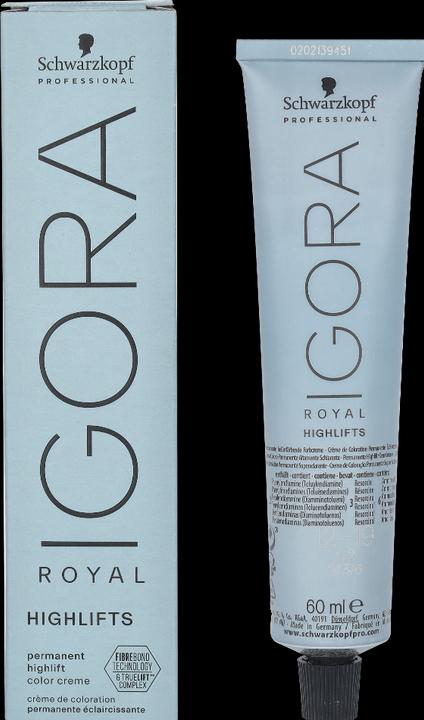 Actual product image Schwarzkopf Professional Schwarzkopf Igora Royal Highlifts 12-19 Special Blonde Cendré Violet 60 ml (12-19 Special blonde Cendré Purple)