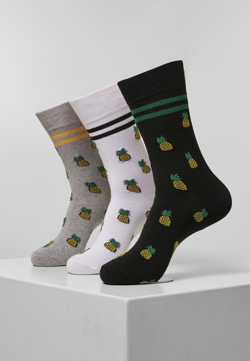 Immagine prodotto Mister Tee Calzini Filato Riciclato Ananas 3-Pack (confezione da 3, 35 - 38)