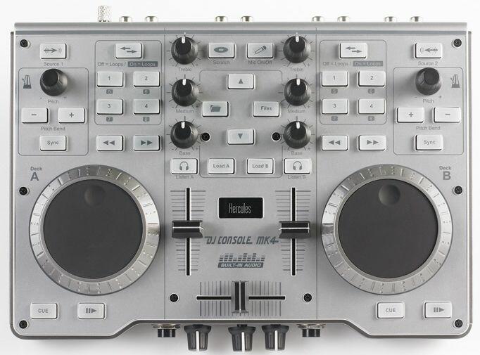 Actual product image Hercules DJ Console Mk4 - Audio Interface - Stereo - USB