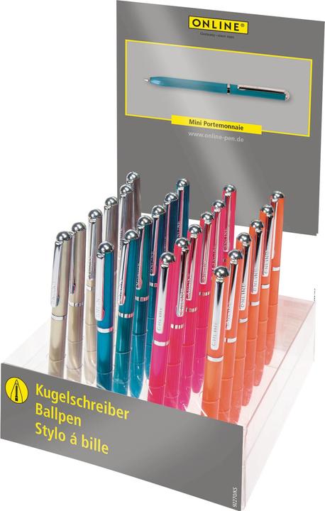 Actual product image Online Ball pen (Multicoloured, 24 x)