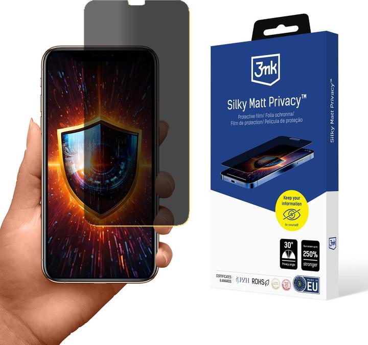 Immagine prodotto 3MK Folia ochronna prywatyzujÄ ca matowa Silky Matt Privacy na Apple iPhone XS (Apple iPhone XS)