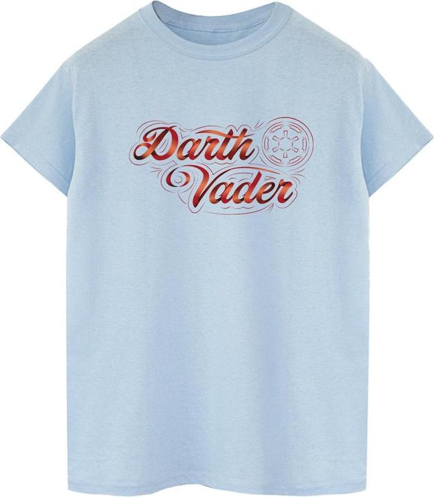 Star Wars ObiWan Kenobi Darth Vader Ribbon Font TShirt (M)