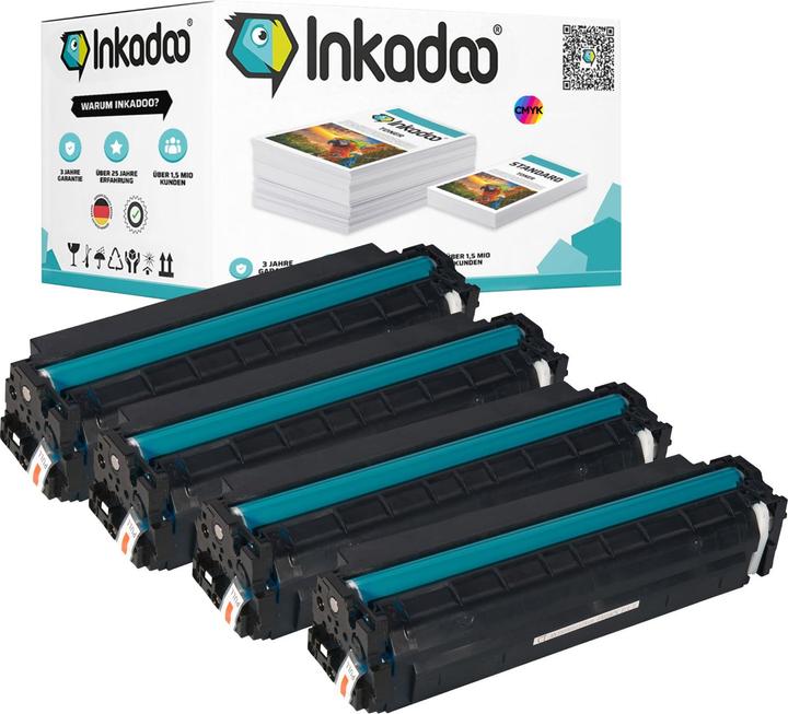 Immagine prodotto Inkadoo Toner compatibile per HP Color LaserJet Pro MFP M 277 dw (M, Y, FC, C)