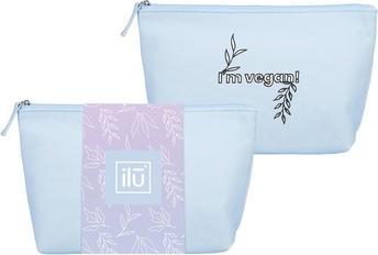 Ilu Mu Cotton Beauty Bag Blue