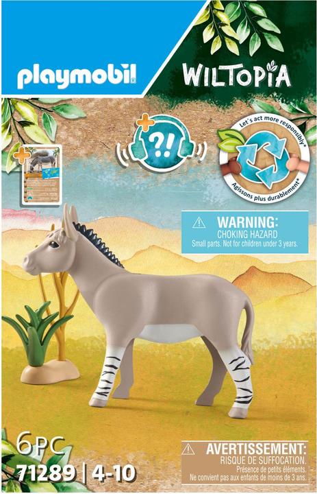 Actual product image Playmobil Wiltopia - African Donkey (71289, Playmobil Wiltopia)