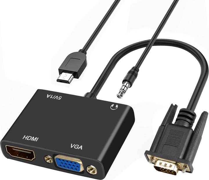 Produktbild Avizar VGA / HDMI + VGA mit 3.5mm Anschluss (HDMI, VGA, 2 cm)