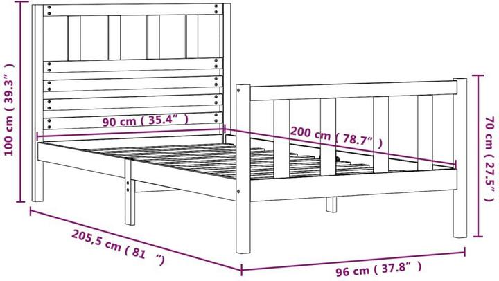 Immagine prodotto VidaXL Neils (90 x 200 cm)