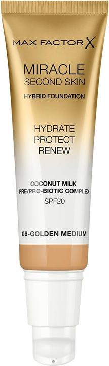 Max Factor Miracle Second Skin (06 Golden Medium)