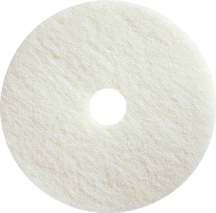 Produktbild Cleancraft Superpad Pad Weiss 14 Zoll 356 mm 5 Stück, Polier-Pad für Scheuersaugmaschine SSM 381 B