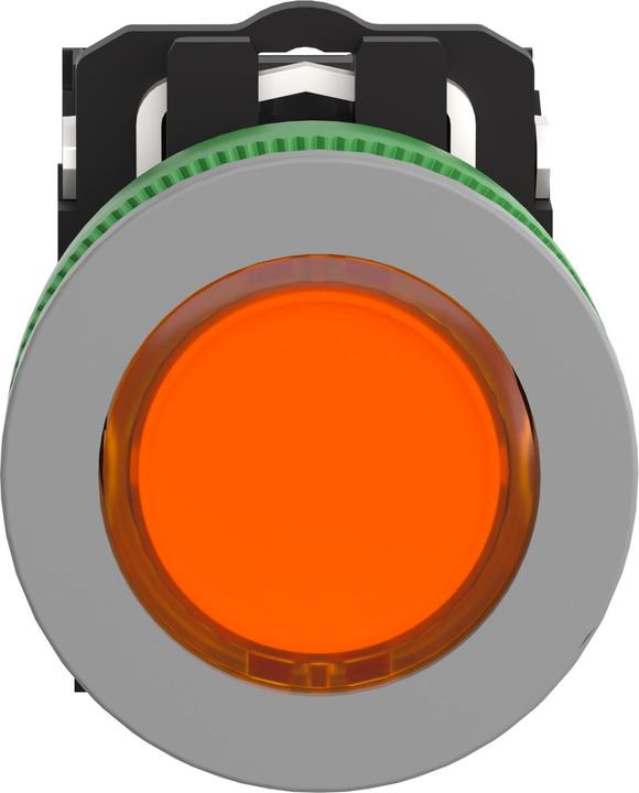 Produktbild Schneider Electric Leuchtdrucktaster kompl Flush Kunstst or 30mm 230V IP69K