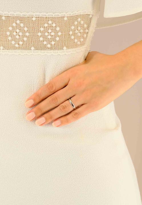 Actual product image Muau Wedding ring (56, 950 Platinum)
