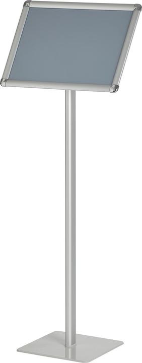 Produktbild Franken Infoständer "Standard", DIN A3 quer, Höhe: 1.200 mm silbereloxierter Aluminiumrahmen, 25 mm Klapprah (A3)