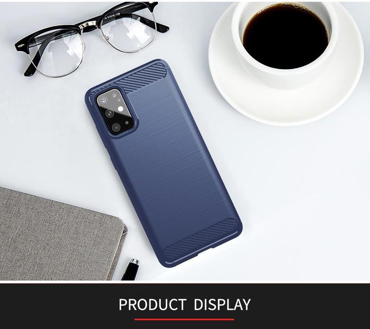 Image du produit Cadorabo TPU Ultra Slim carbon edelstahl Combi Cover (Samsung Galaxy S20+)