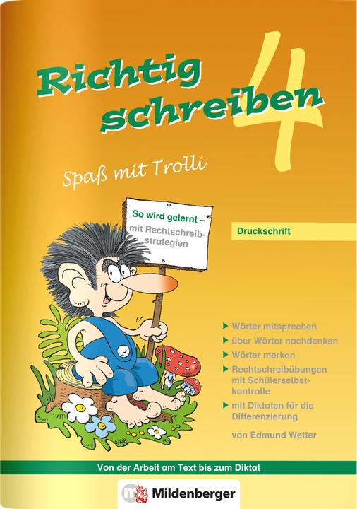 Immagine prodotto Richtig schreiben - Spass mit Trolli 4 (Tedesco, Meteo, Edmund, 2022)