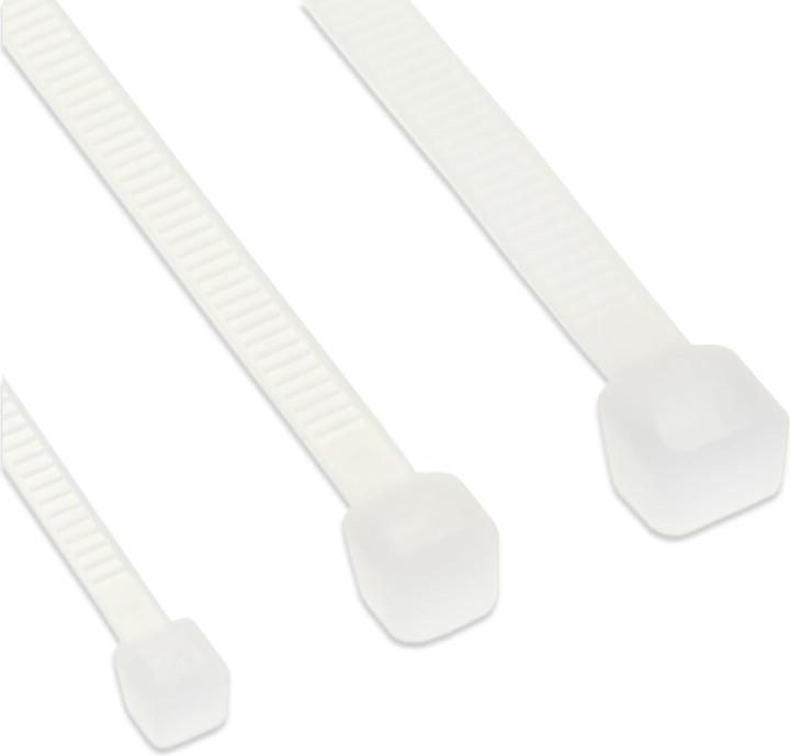 Produktbild InLine Kabelbinder Natural (Packung mit 100) (Kunststoffkabelbinder, 250 mm, 100 Stk.)