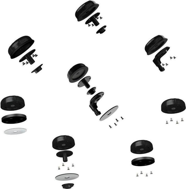 Actual product image Poynting Antennas - Car - A-PUCK-0007-V2-01 - black - SMA (M) & RPSMA Adapter (5G, 4G, 2G, Wi-Fi, 3G)