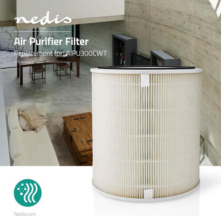 Immagine prodotto Nedis Filtro purificatore d'aria / Adatto per la pulizia del modello: AIPU300CWT (1 x)