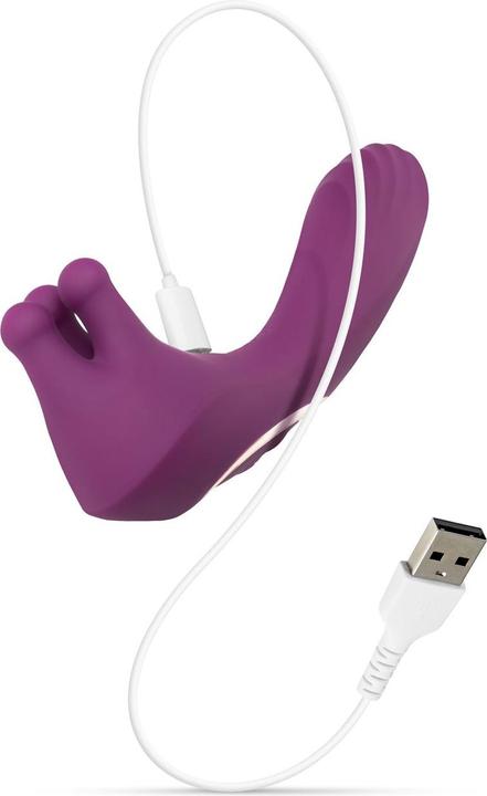 Produktbild Easytoys Vibrator mit rotierenden Perlen Lila