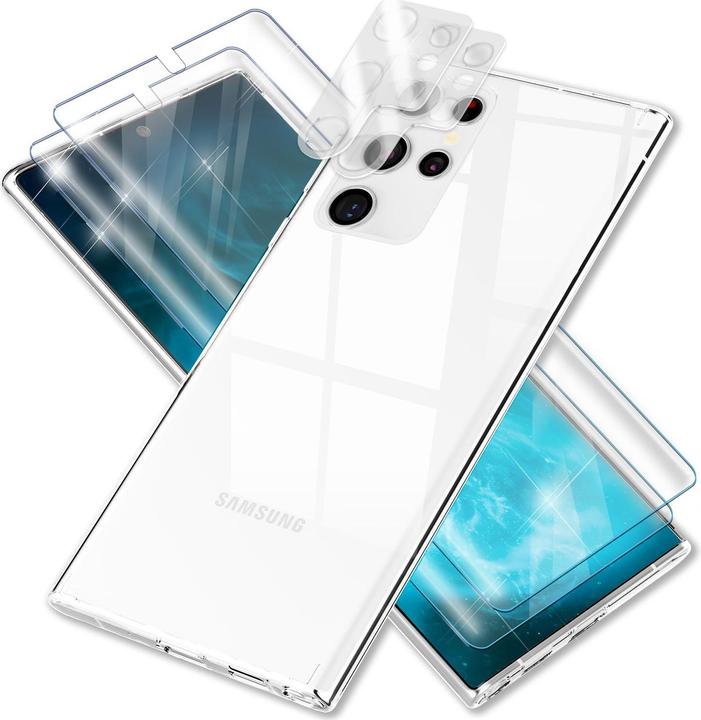 Actual product image Nalia Clear hard case with 2x display & camera protection (Samsung Galaxy S23 Ultra)