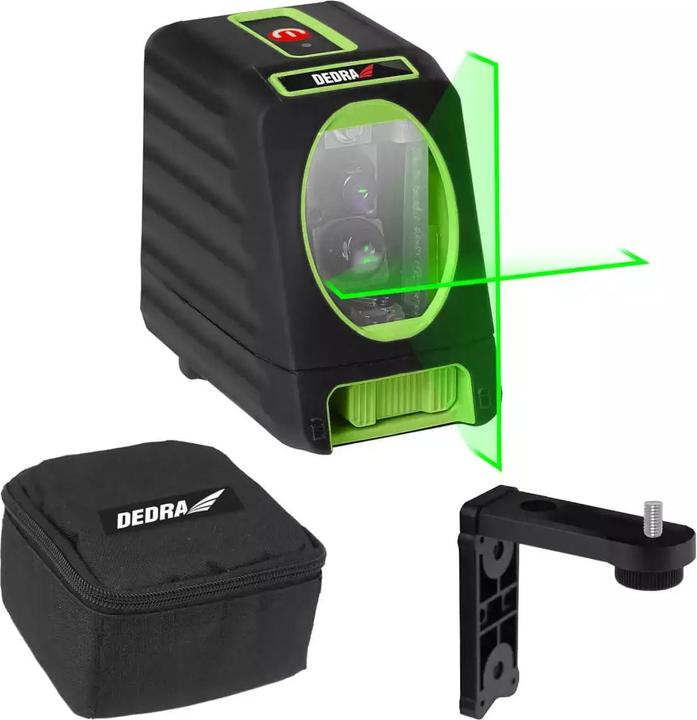 Produktbild Dedra Cross line laser MC0903 green 30 m (30 m)