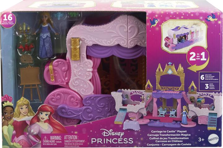 Produktbild Disney Princess Carriage To Castle Transforming Playset