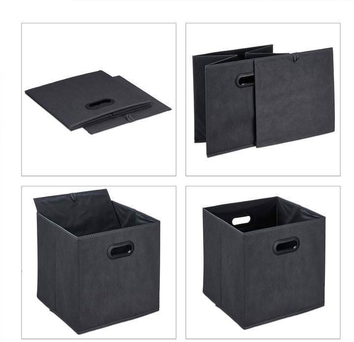 Immagine prodotto Relaxdays Scatole pieghevoli (33 x 33 x 32 cm)