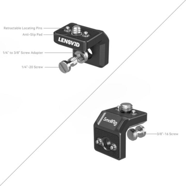 Actual product image SmallRig x LensVid mini L-Shaped Mount Plate Kit MD4360