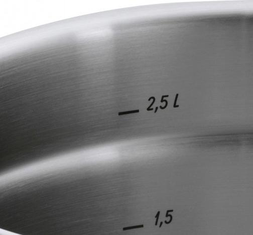 Produktbild WMF Bratentopf GOURMET PLUS Silberfarben (16 cm, Bräter + Schmortopf, Kochtopf, Edelstahl)