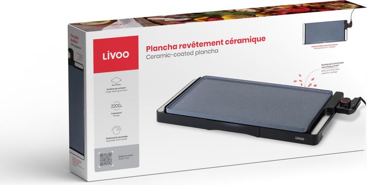 Actual product image Livoo Ceramic-coated plancha