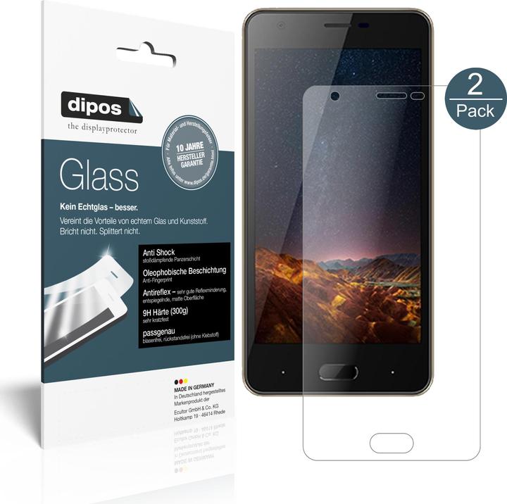 Actual product image Dipos Screen Protector Anti-Shock (2 Piece, Doogee X20L)