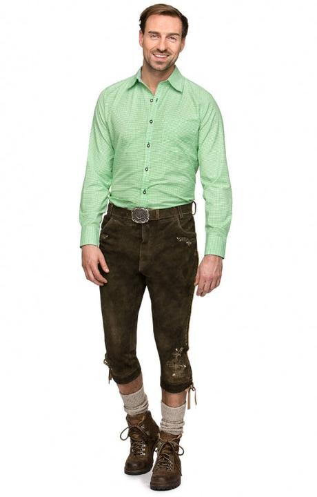 Image du produit Stockerpoint Lederhose Kniebund incl. Gürtel SIGMAR4 bison gespeckt (58)