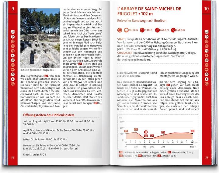 Actual product image Hiking Guide Provence, 55 Tours