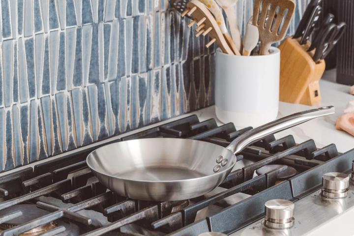Actual product image de Buyer Pfanne Alchimy (28 cm, Frying pan, Stainless steel)
