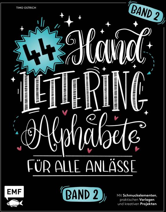 Image du produit Handlettering 44 Alphabete – Für alle Anlässe – Band 2 (Allemand, Timo Strauss, 2020)