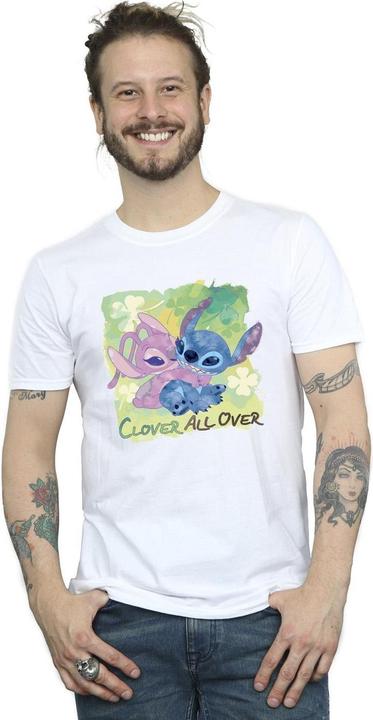 Produktbild Disney Lilo And Stitch St Patrick's Day Clover TShirt (S)