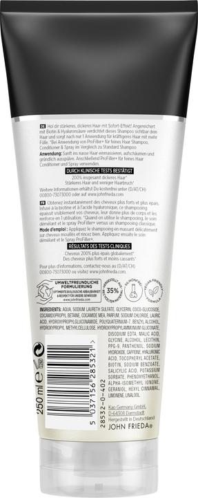 John Frieda ProFiller+ (250 ml, Shampoing liquide)