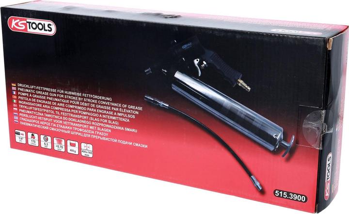 Produktbild KS Tools Druckluft-Fettpresse mit Schlauch und Füllrohr 515