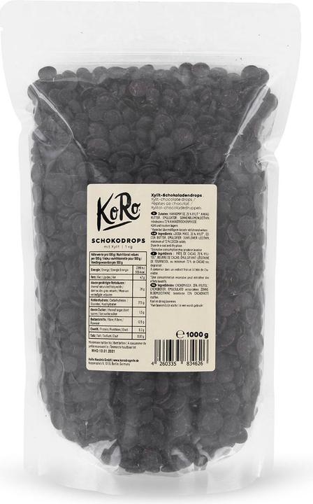 Actual product image KoRo Schokodrops mit Xylit (1000 g)