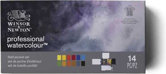 Winsor & Newton Aquarelle Artists Field Box (Multicolore)